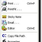 Capture Wiz Pro menu