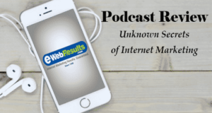 iPhone with ear buds - Podcast Review - Unknown Secrets of Internet Marketing