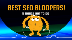 Best SEO Bloopers! - confused monster holding unplugged cords