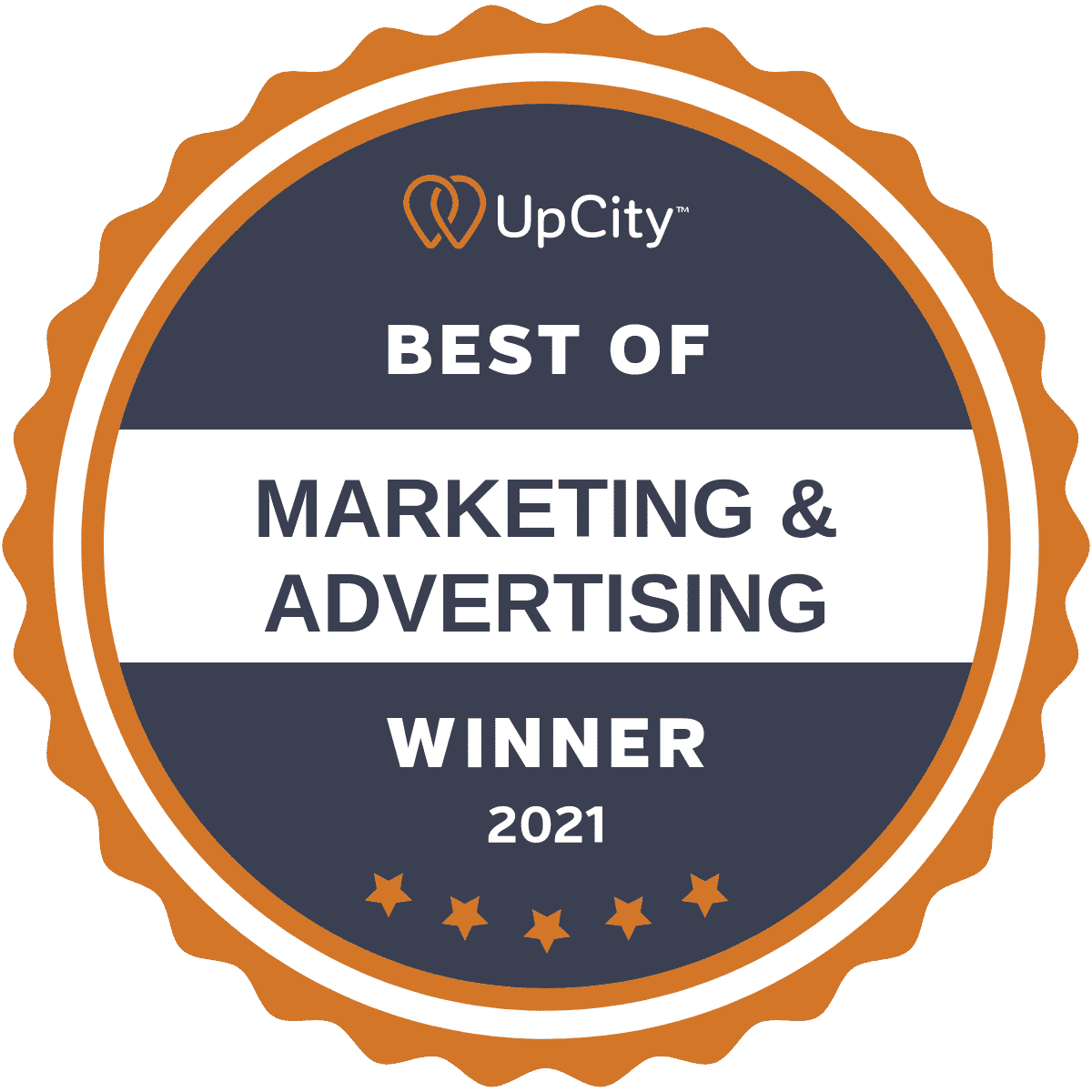 UpCity Best of Marketing & Advertising Winner 2021