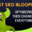 SEO Blooper #2: Optimizing, Then Changing Everything
