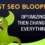 SEO Blooper #2: Optimizing, Then Changing Everything